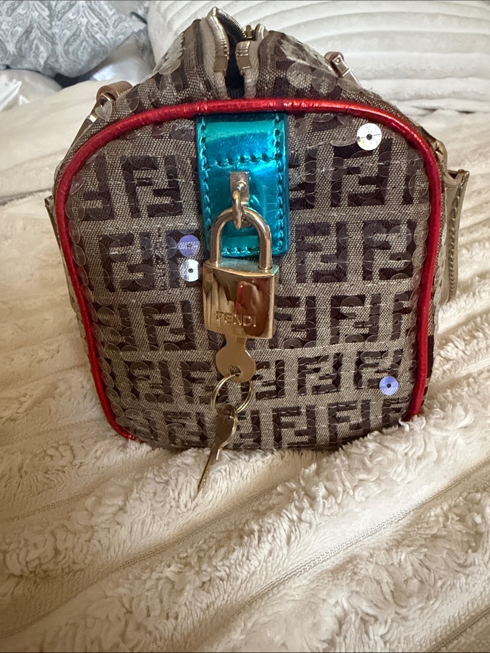 Fendi forever bauletto sequin bag - Picture 2 of 3